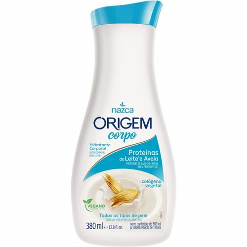 Hidratante Origem 380ml Proteina Aveia