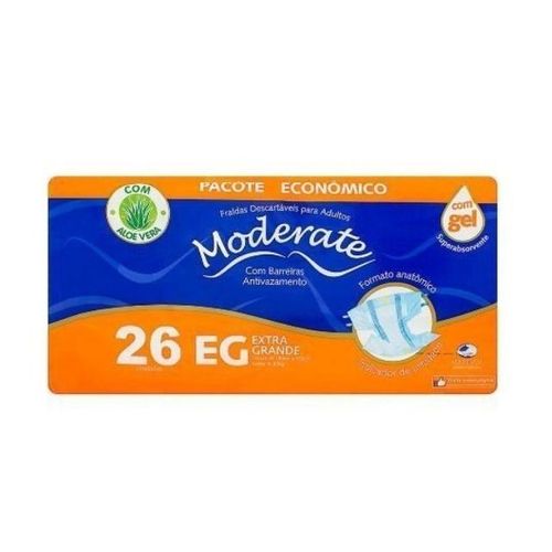 Fralda Geriatrica Moderate Econômico (Eg) 26 Unidades Fralda Geriatrica Moderate Econômico (Eg) 26 Unidades