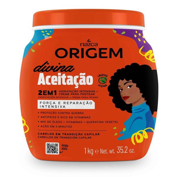 Creme Para Tratamento Origem 1Kg 2 Em 1 Divina Aceitação