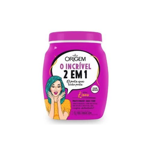 Creme Para Tratamento Origem 1 Kg 2 Em 1 Lisos Creme Para Tratamento Origem 1 Kg 2 Em 1 Lisos