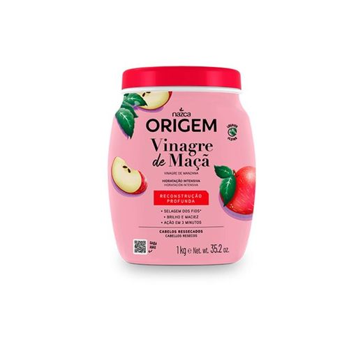 Creme Para Tratamento Origem 1Kg Vinagre De Maçã