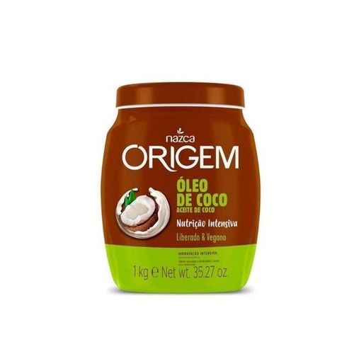 Creme Para Tratamento Origem 1 Kg Óleo De Coco Creme Para Tratamento Origem 1 Kg Óleo De Coco