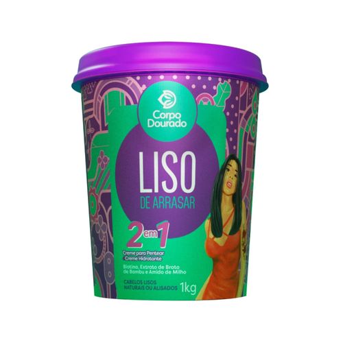 Creme Para Tratamento Corpo Dourado 1Kg Liso De Arrasar Creme Para Tratamento Corpo Dourado 1Kg Liso De Arrasar