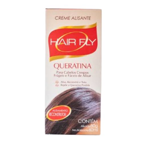 Creme Alisante Hair Fly 80g Queratina Creme Alisante Hair Fly 80g Queratina