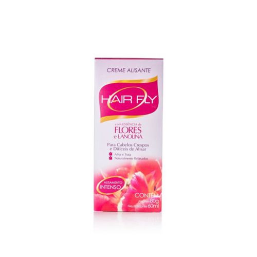 Creme Alisante Hair Fly 80g Flores