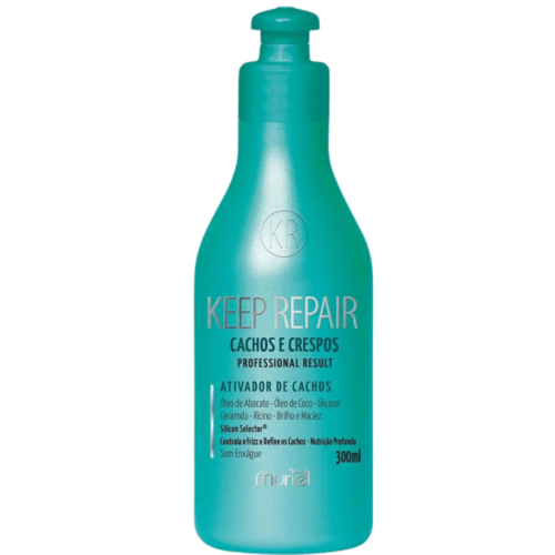 Ativador De Cachos Keep Repair 300ml Cachos E Crespos