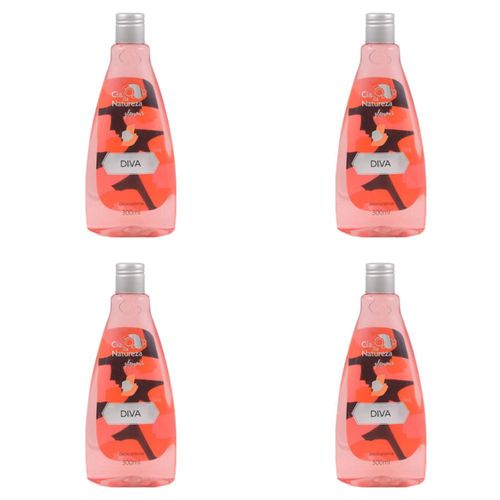 Kit c/4 Unidades de Betulla Cia Desodorante Colônia Diva 300ml Kit c/4 Unidades de Betulla Cia Desodorante Colônia Diva 300ml