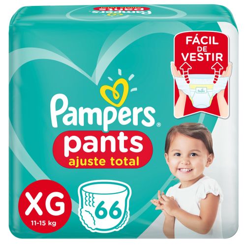 Kit 2 Fraldas Confortsec Pants Bag ”Xg” Pampers Simples Pc66 Unidades cada