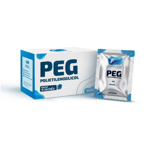 Peg 4000 puro 15 Sachês com 10g Cada Peg 4000 puro 15 Sachês com 10g Cada