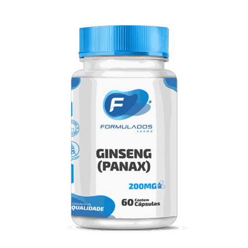 Panax Ginseng Coreano 200mg (Extrato Seco) 60 Cápsulas Panax Ginseng Coreano 200mg (Extrato Seco) 60 Cápsulas