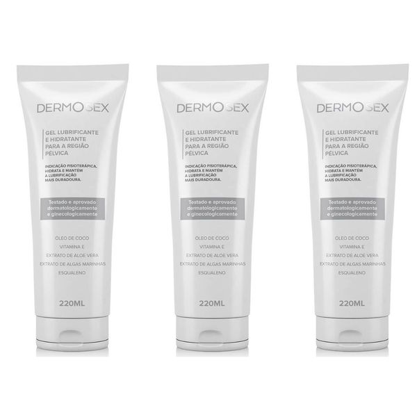 Kit 3x Hidratante Com Oleo De Coco Intimo Fórmula Exclusiva 220ml
