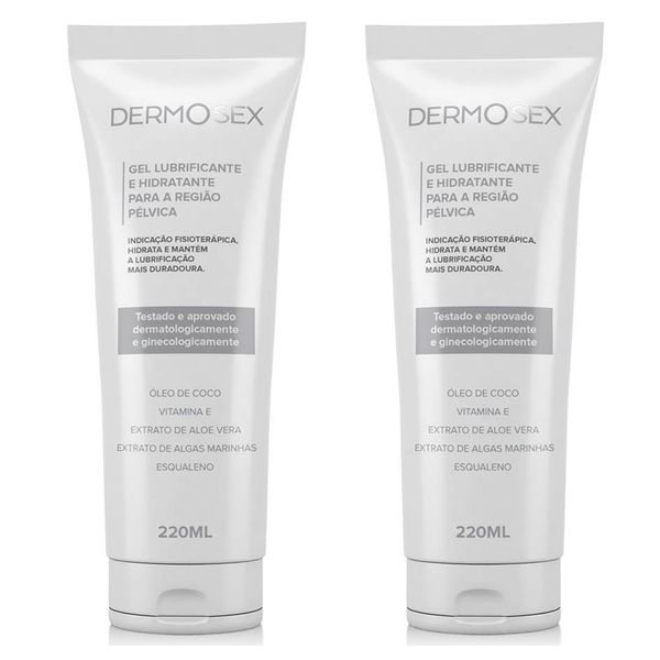 Kit 2x Hidratante Intimo Feminino Lubrificante Para Região Pélvica 220ml