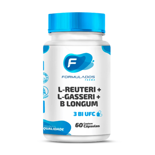 Lactobacillus Reuteri + Gasseri + Longum 3bi 60 Cápsulas