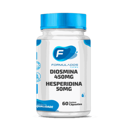 Diosmina 450mg + Hesperidina 50mg 60 Cápsulas