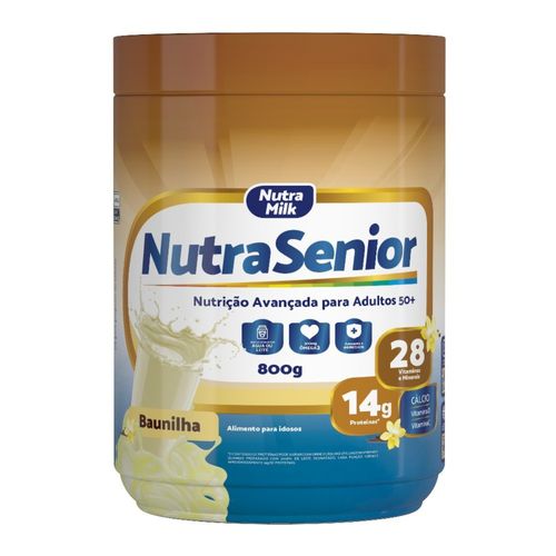 Nutra Senior Similar Ao Ensure-28 Vitaminas E Minerais 800g Baunilha Nutra Senior Similar Ao Ensure-28 Vitaminas E Minerais 800g Baunilha