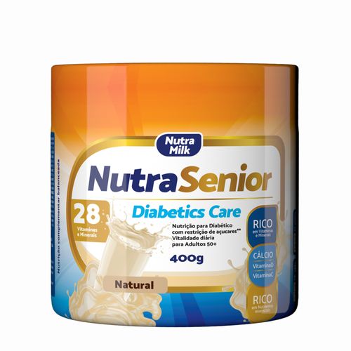 NUTRASENIOR DIABETICS CARE 400G SEM SABOR NUTRASENIOR DIABETICS CARE 400G SEM SABOR