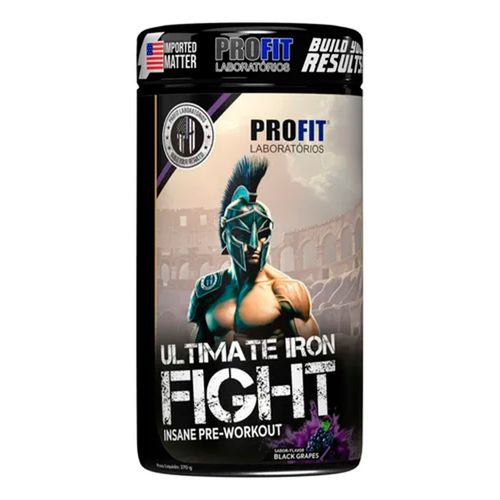 Pré-Treino Ultimate Iron Fight 270g Black Grapes Profit
