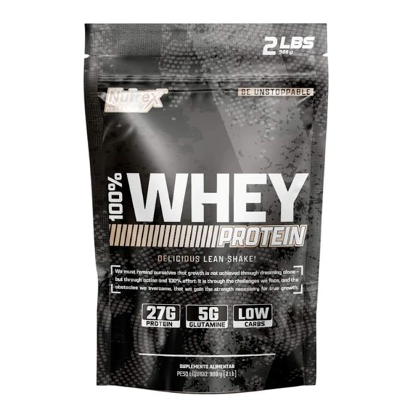 Whey Protein 100% Whey 900g Pouch Torta de Maçã Nutrex