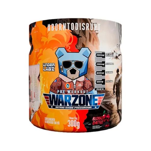 Pré Treino Warzone 300g Blood Battle Under Labz Pré Treino Warzone 300g Blood Battle Under Labz