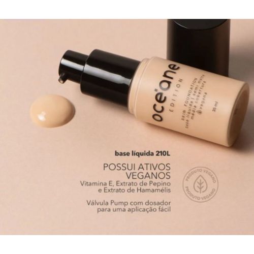 Base líquida Skin Foundation Océane 210L