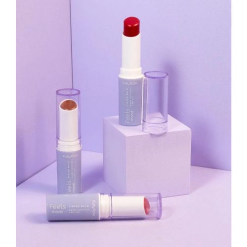 Balm Tinted Ruby Rose Feels Mood Vermelho