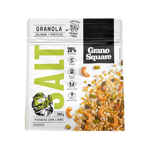 Granola Salt Pistache com Limão GranoSquare 200g Granola Salt Pistache com Limão GranoSquare 200g