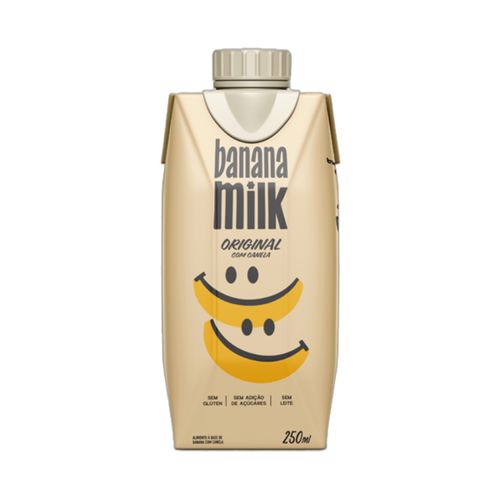 Leite Vegetal de Banana Original  com Canela Banana Milk 250ml