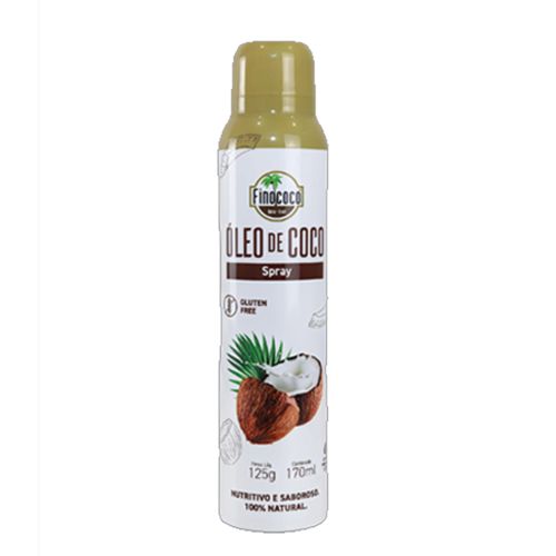 Óleo de Coco Extra Virgem Spray Finococo 170ml Óleo de Coco Extra Virgem Spray Finococo 170ml