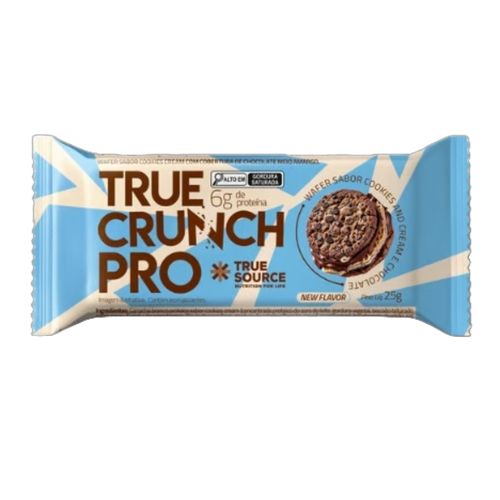 Wafer Proteico True Crunch Pro Cookies And Cream True Source 25g Wafer Proteico True Crunch Pro Cookies And Cream True Source 25g