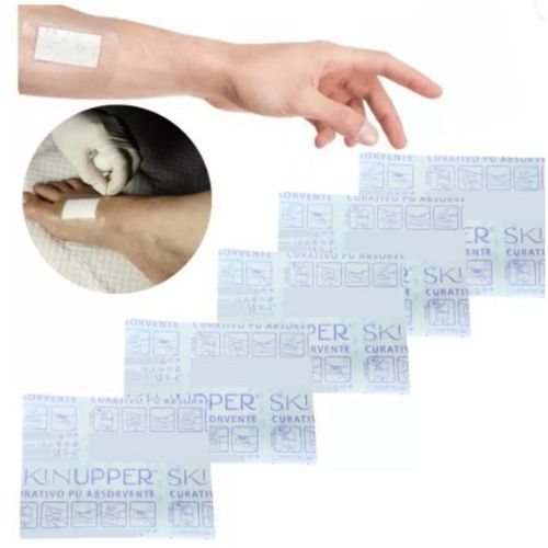 Curativo PU Almofada Absorvente 8x10cm Pós-Operatório (5 unidades)  - Skinupper