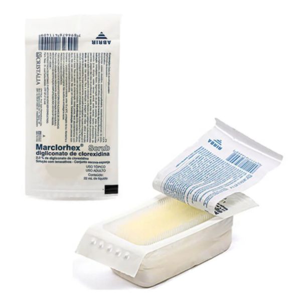 Escova com Clorexidina 2% Degermante com Tensoativos 22mL MARCLORHEX - Cristalia