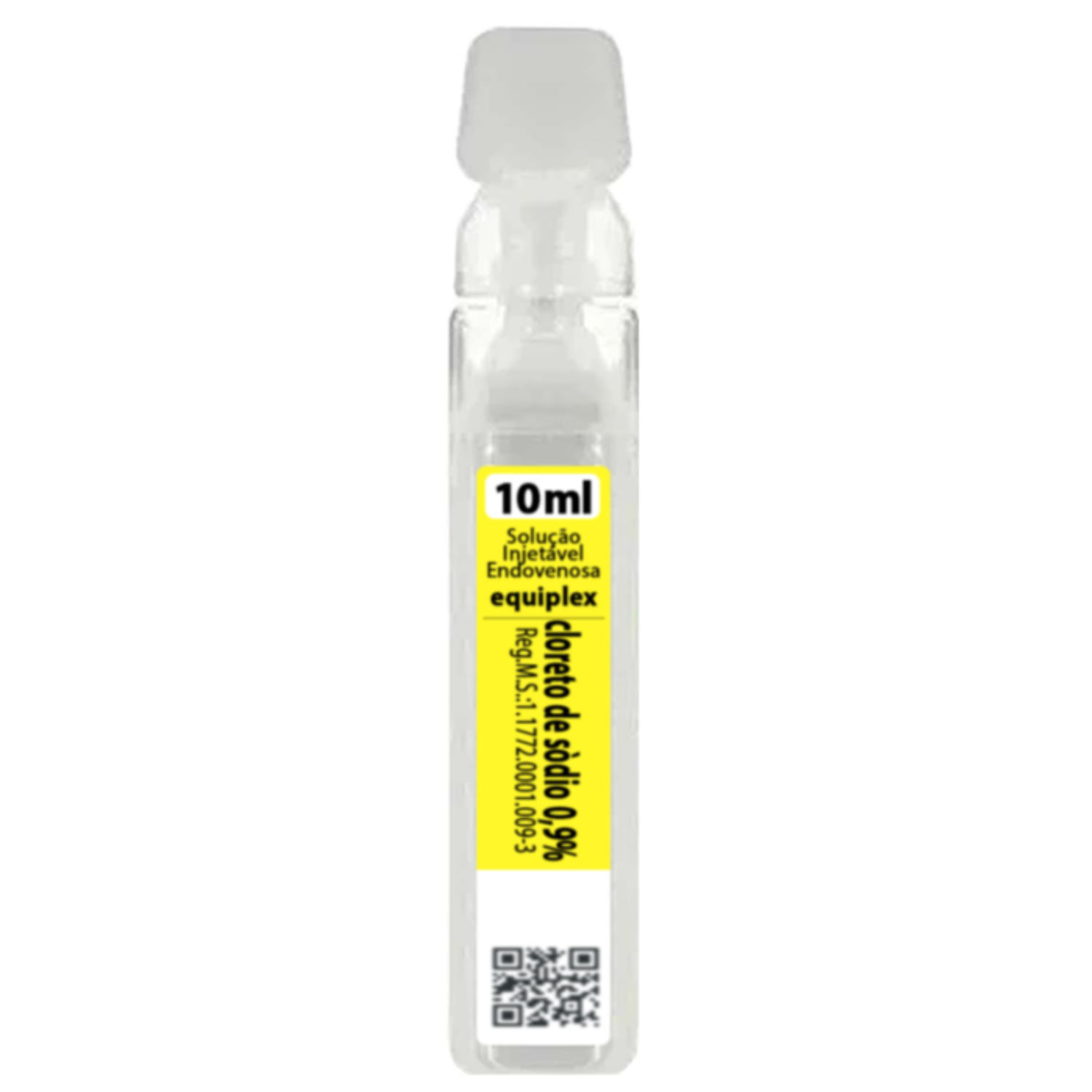 Soro Fisiológico (cloreto de sódio)  0,9% ampola 10mL - Equiplex