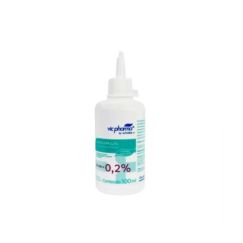 Clorexidina Aquosa 0,2% 100mL Antisséptico Chloclear - Vicpharma