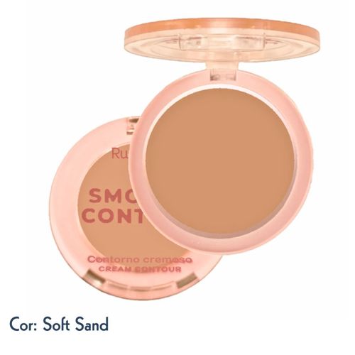 Contorno Cremoso Smooth Contour em Creme Ruby Rose 5g 01 Soft Sand