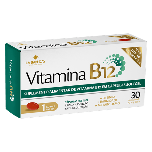 Vitamina B12 (30 Cápsulas)