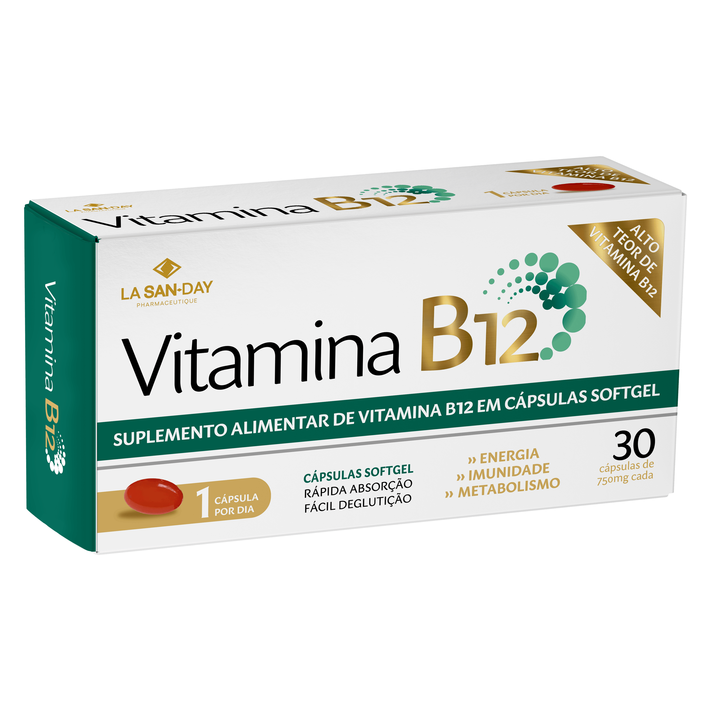Vitamina B12 (30 Cápsulas)
