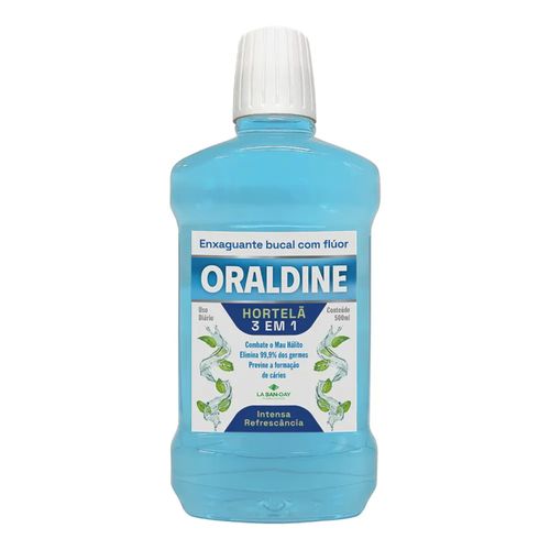 Oraldine Hortelã - 500ml - Com Álcool Oraldine Hortelã - 500ml - Com Álcool