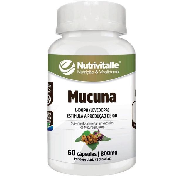 MUCUNA 800MG 60CAPS NUTRIVITALLE