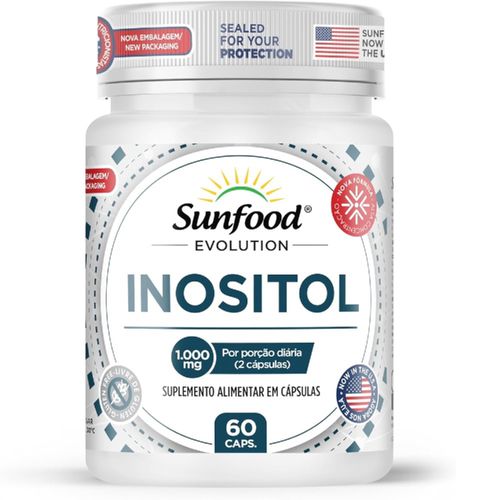 INOSITOL 1000MG 60 CAPS SUNFOOD EVOLUTION