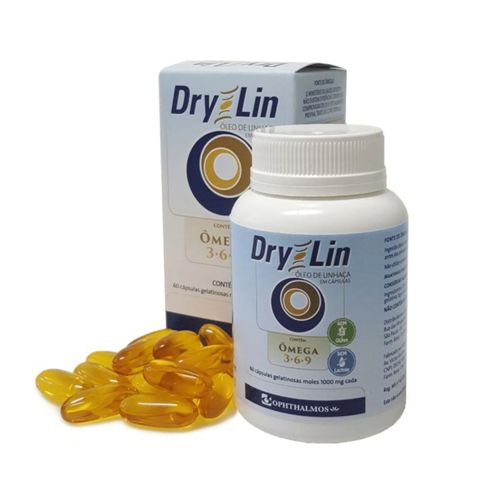 Dry Lin Suplemento Alimentar Ophthalmos Rohto 60cps