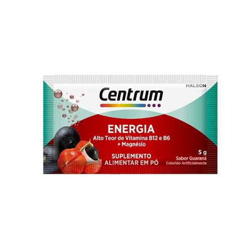 Suplemento Alimentar Centrum Energia em Pó 12 envelopes Suplemento Alimentar Centrum Energia em Pó 12 envelopes