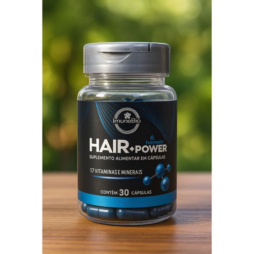 Suplemento Hair + Power Masculino A-Z Premium - 17 Vitaminas e Minerais Suplemento Hair + Power Masculino A-Z Premium - 17 Vitaminas e Minerais