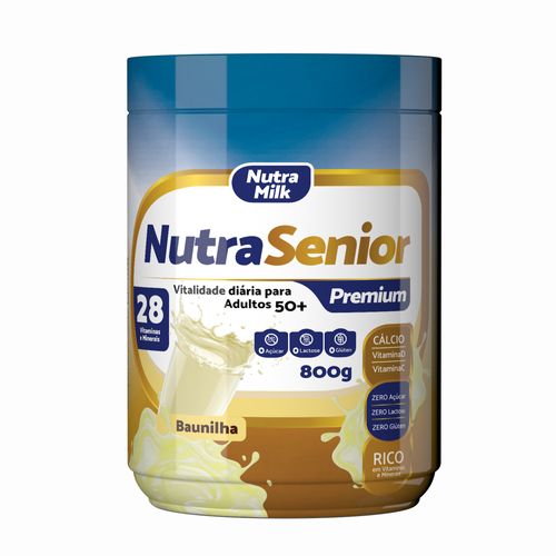 NUTRA SENIOR PREMIUM 800G - BAUNILHA- SEM LACTOSE