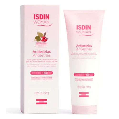WOMAN ISDIN  ANTIESTRIA 245G grávidas gestantes 89% Natural