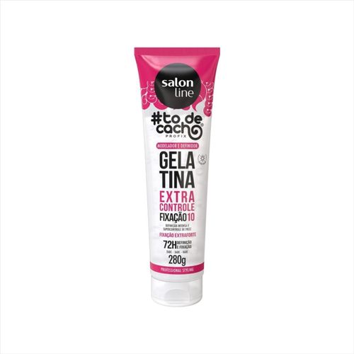 Salon Line #To de Cacho Gelatina Extra Controle 280g Salon Line #To de Cacho Gelatina Extra Controle 280g