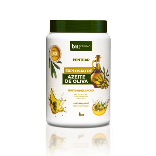 Creme De Pentear Explosão Azeite De Oliva 1Kg | Bn.cachos