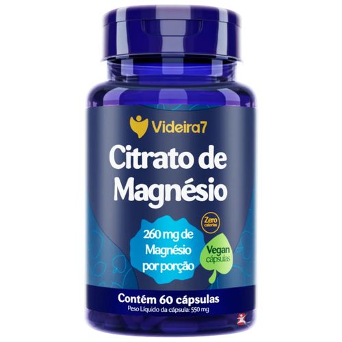 CITRATO DE MAGNESIO 60 CAPSULAS VEGANAS - VIDEIRA 7