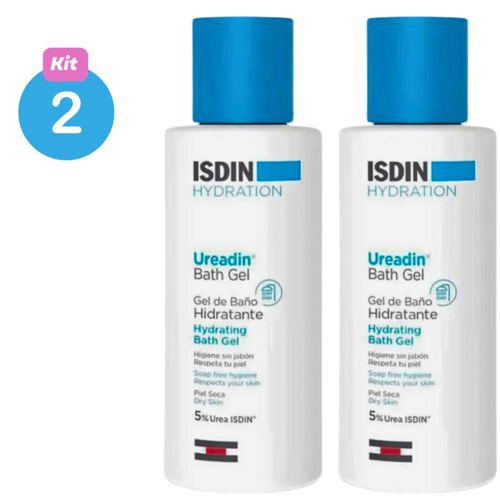 Gel de Banho Isdin Hidratante Ureadin Bath Gel 100ml Kit 2 Gel de Banho Isdin Hidratante Ureadin Bath Gel 100ml Kit 2