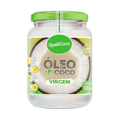 Óleo de Coco Virgem Qualicoco 500ml Óleo de Coco Virgem Qualicoco 500ml