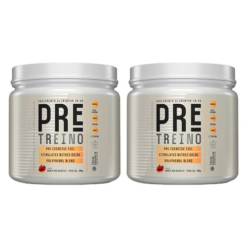 Kit 2X: Pré Treino Honey Red Berries True Source 390g Kit 2X: Pré Treino Honey Red Berries True Source 390g